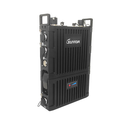 90M/bps Скорость передачи данных Многоузловое Manpack Mesh Radio для общественной безопасности